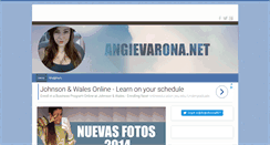 Desktop Screenshot of angievarona.net