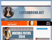 Tablet Screenshot of angievarona.net